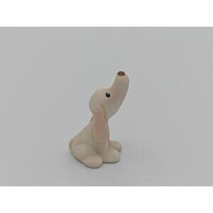 Precious Moments 12394 Enesco He Is My Song Dog Figurine Vintage Porcelain 1984